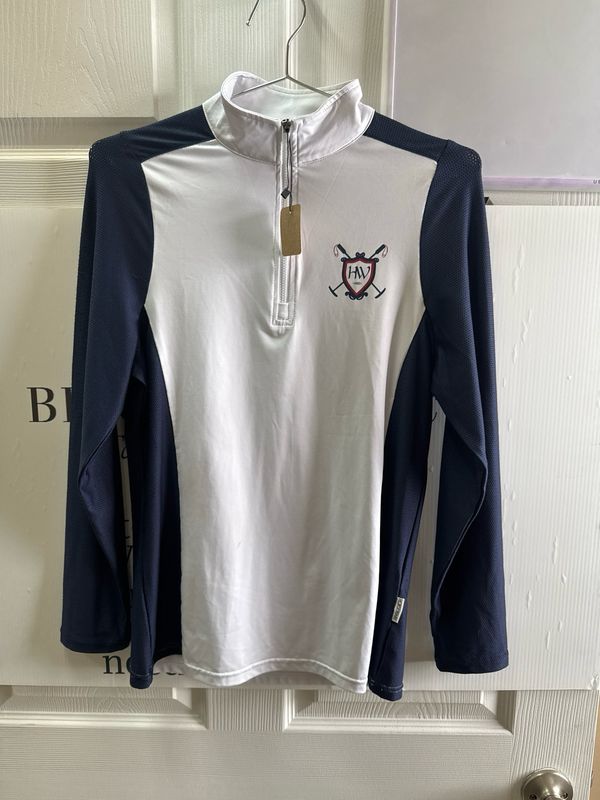 Horseware Medium 1/4 Zip Mesh Long Sleeve Top