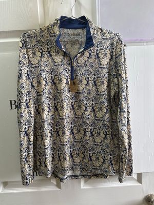 Dry Fit Large 1/4 Zip Long Sleeve Shirt