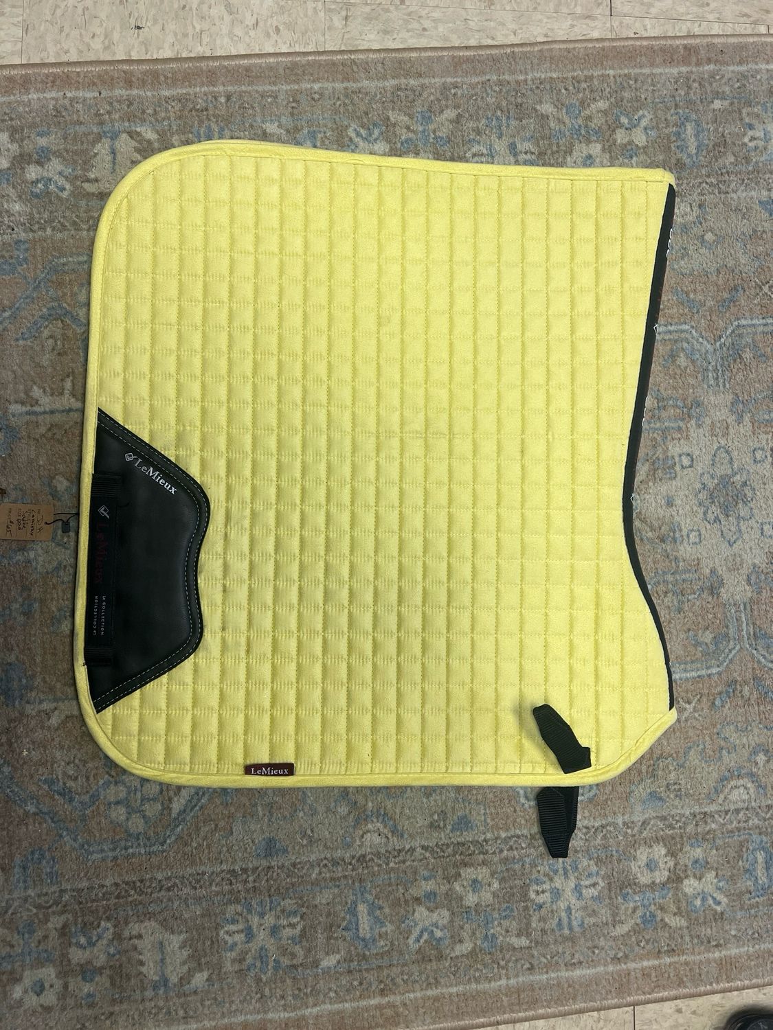 Lemieux Yellow Suede Dressage Pad Size full