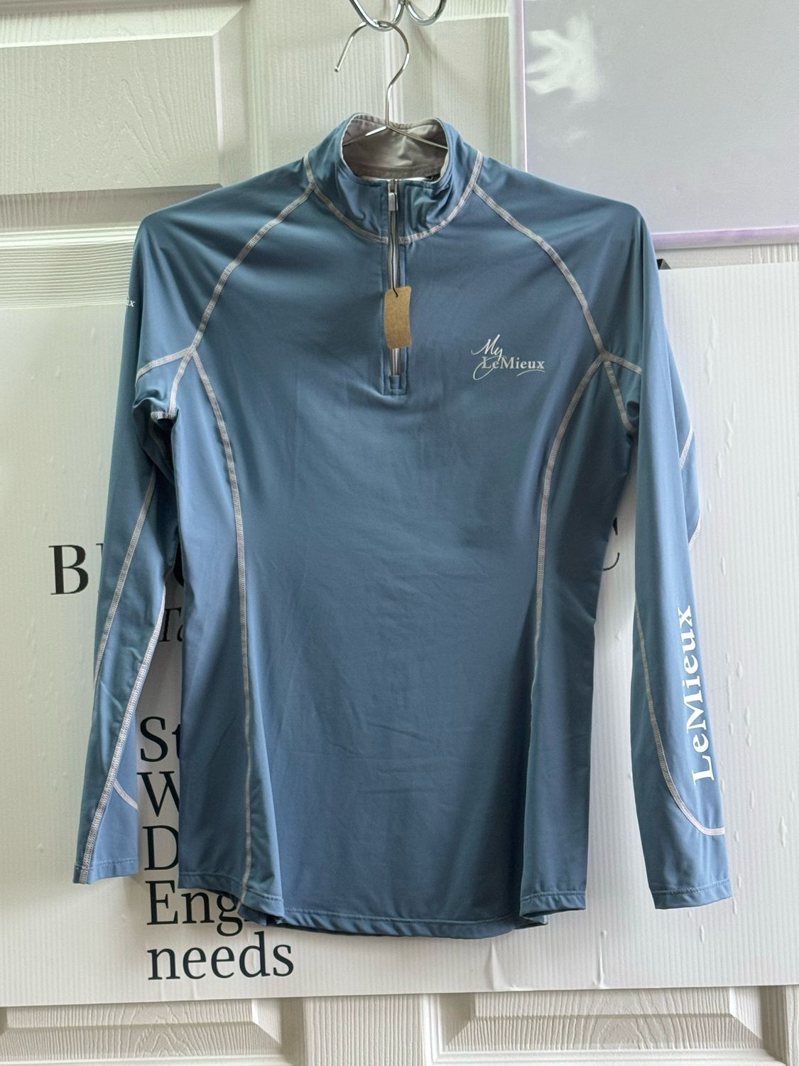 LeMieux Small 1/4 Zip Long Sleeve Shirt