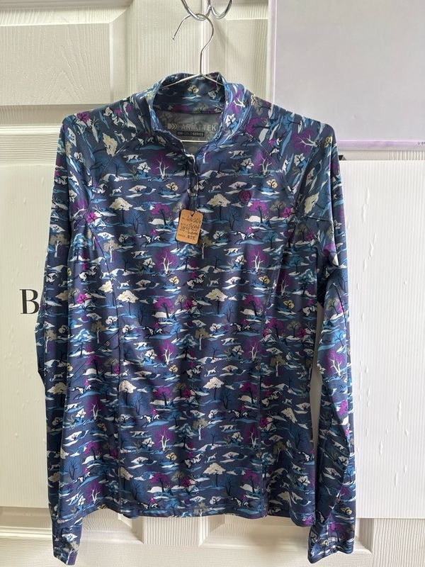 AriatTek Cold Series Large 1/4 Zip Long Sleeve Shirt