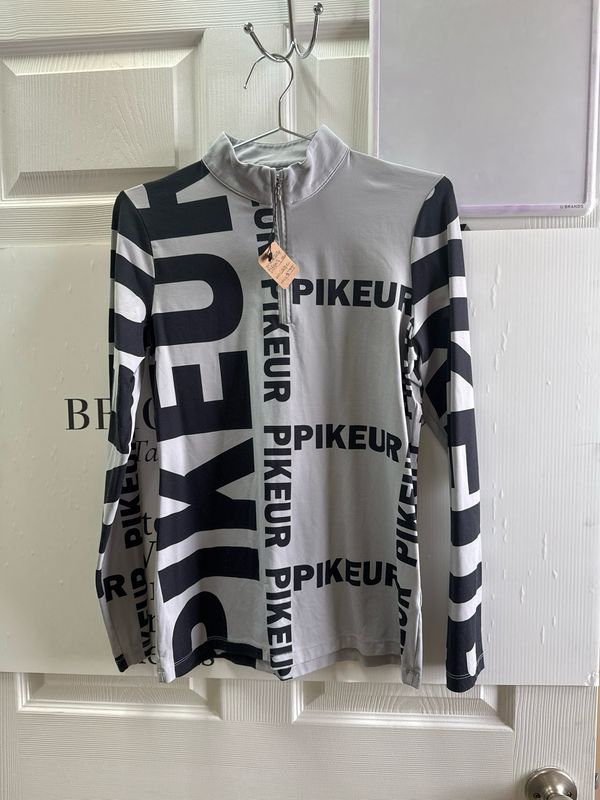 Pikeur Sports Collection Large 1/4 Zip Long Sleeve Shirt