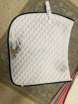 Lettia White With Black Trim Dressage Size Full