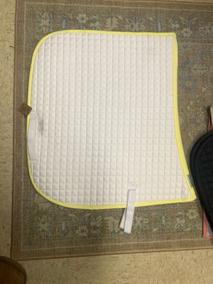 Dover White Dressage With Yellow Trim Size Full