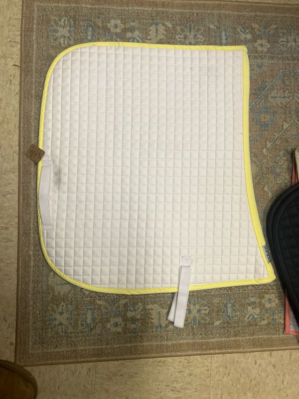 Dover White Dressage With Yellow Trim Size Full