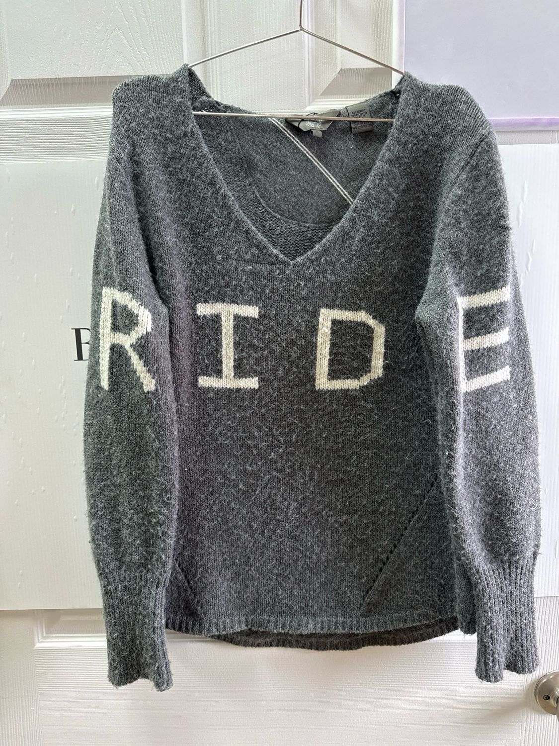 Goode Rider Medium “RIDE” Sweater