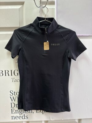 Pikeur Sports Collection XS/34 1/4 Zip Short Sleeve Shirt