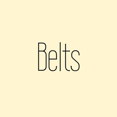Belts