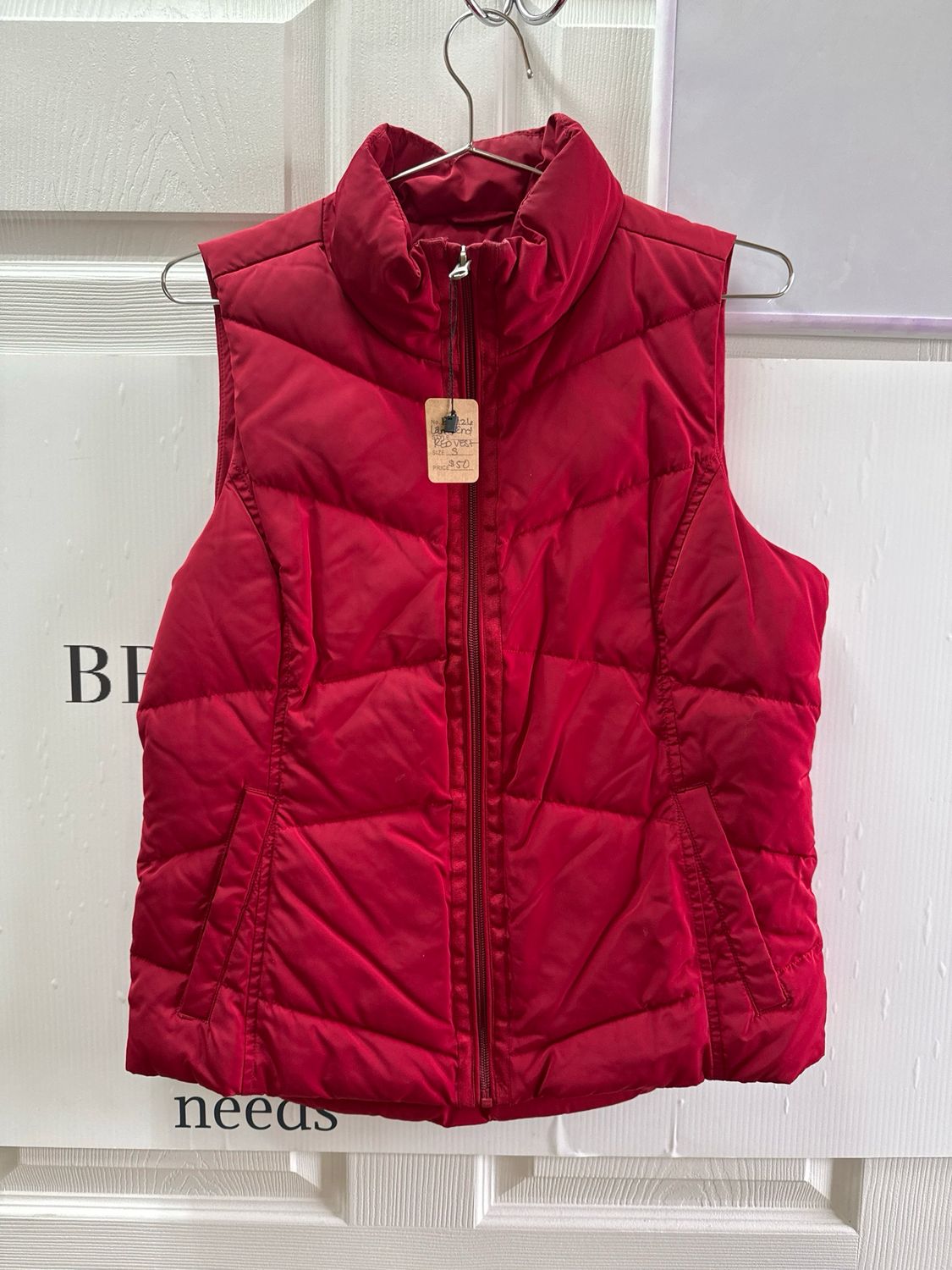 Lands End Down Vest Small