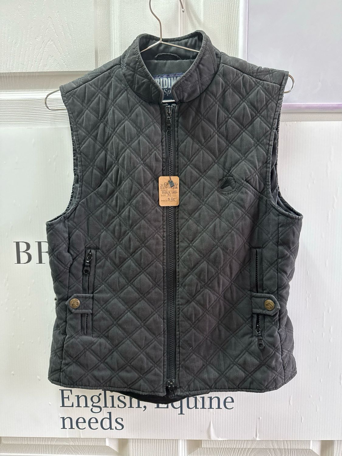 Riding Sport Quilted Vest Medium