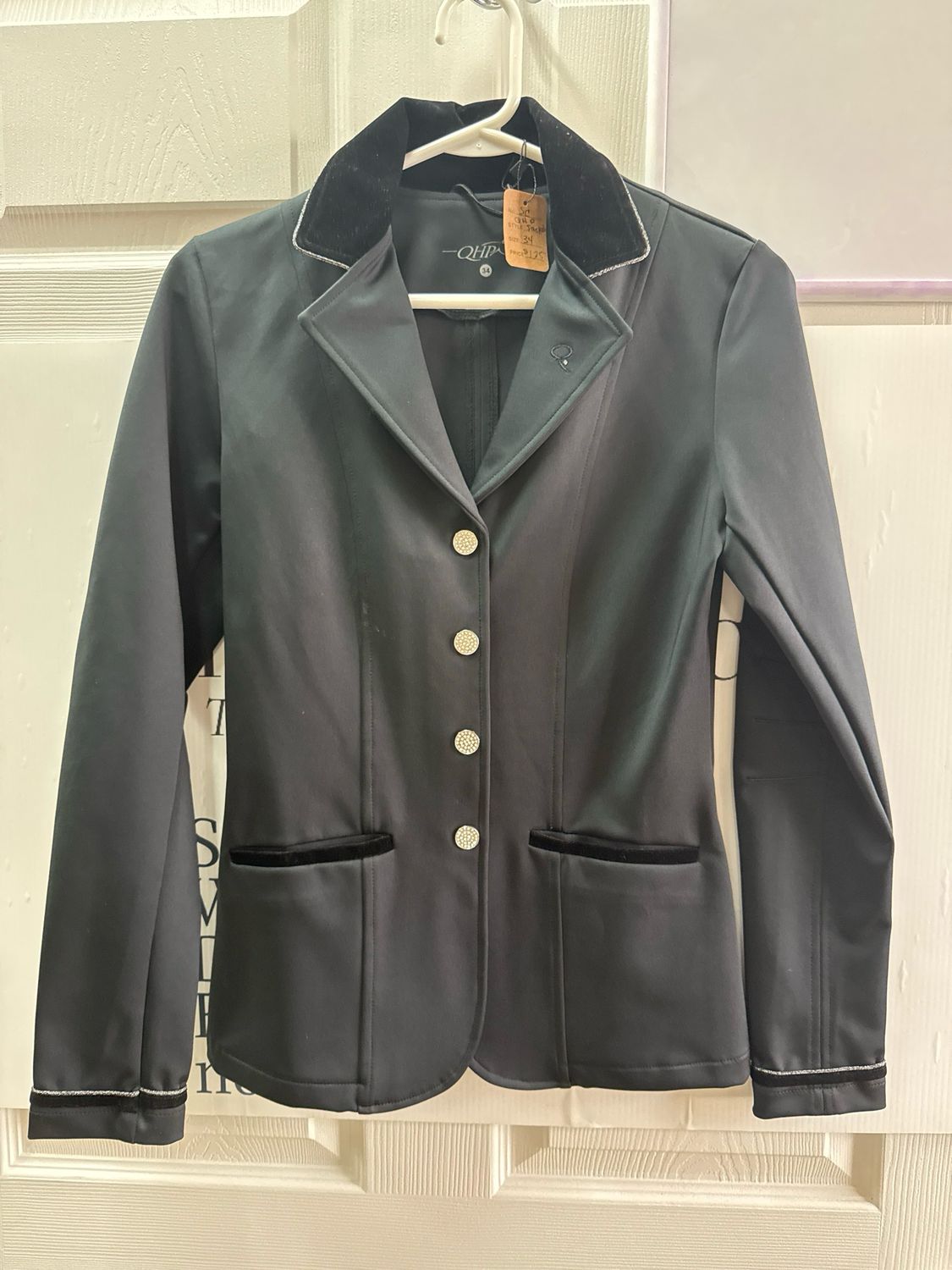 QHP Black Competitive Jacket Size 34