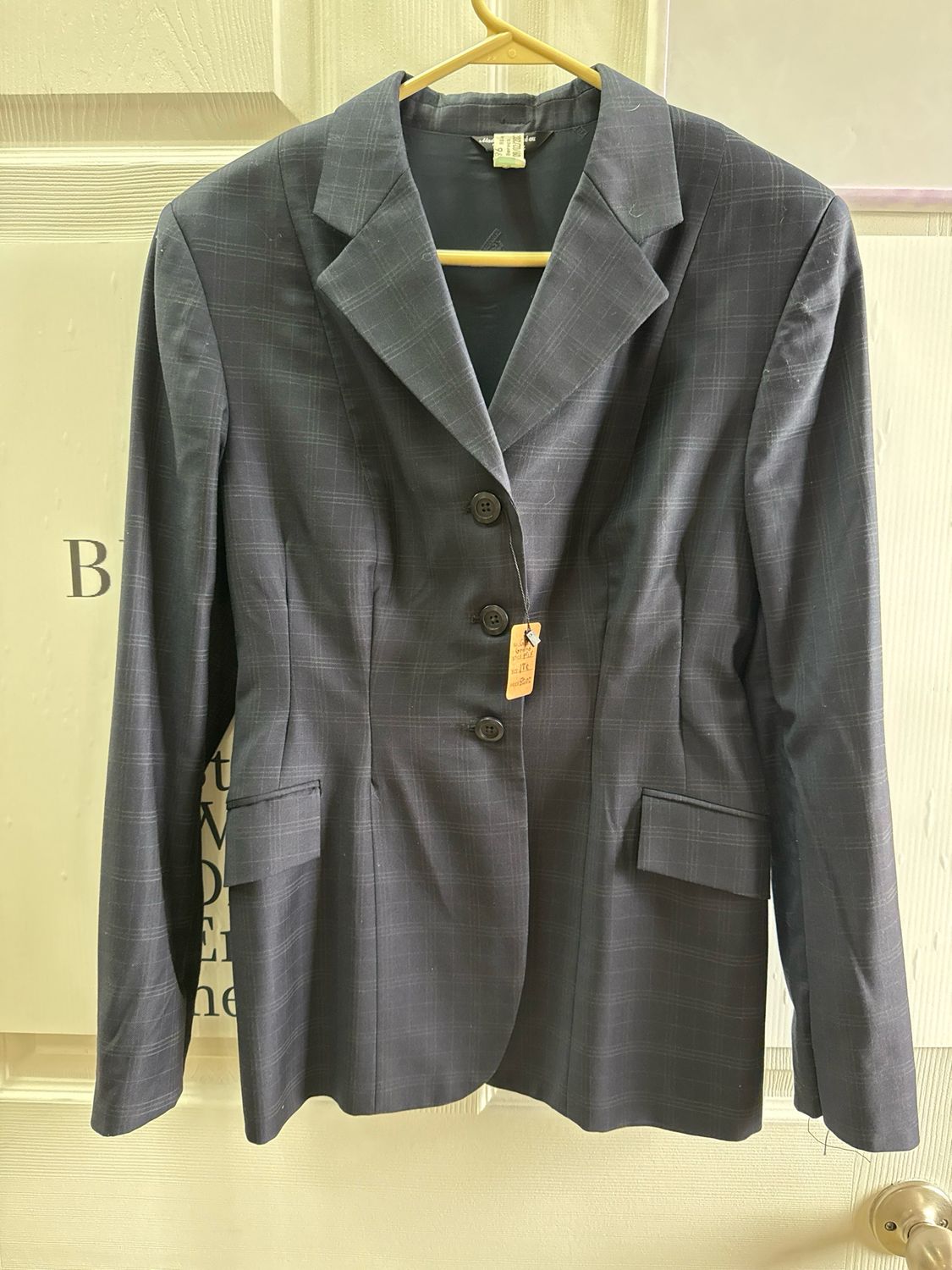 Grand Price Navy Hunt Coat Size 18R