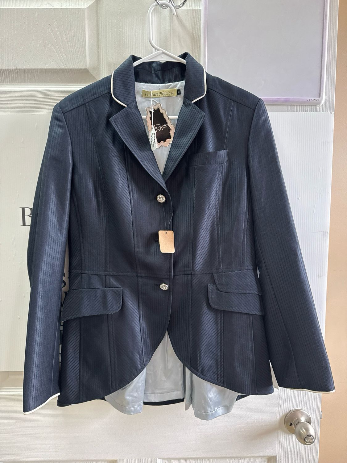 Couture Hippique Navy Dressage Jacket Size 40
