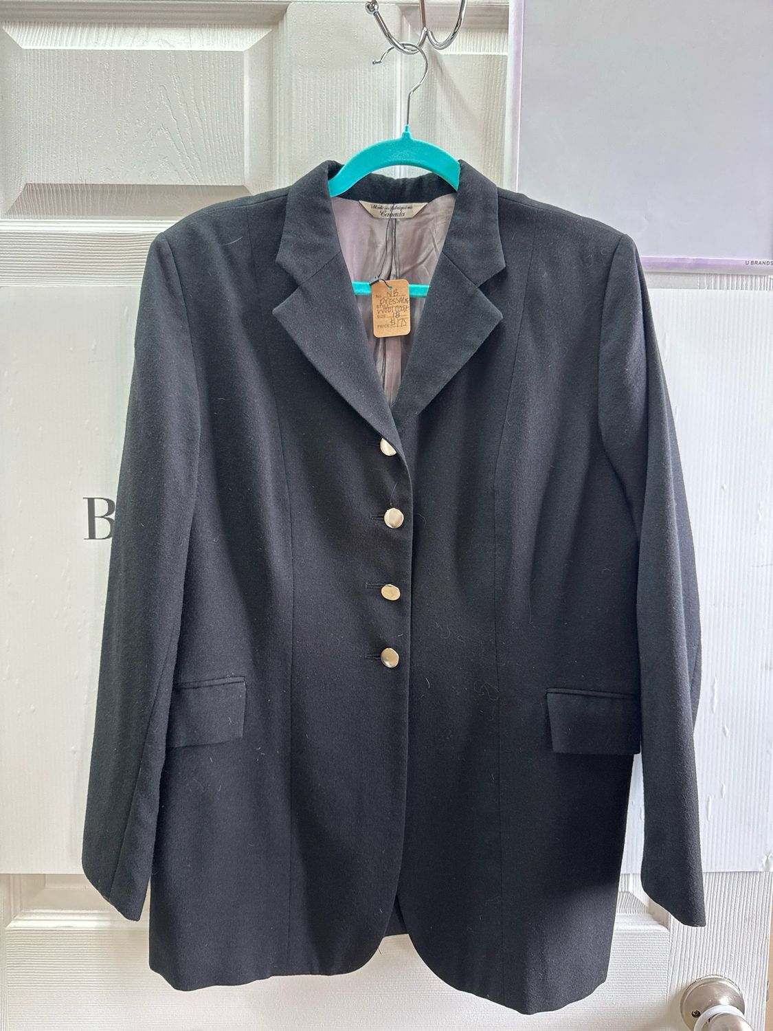 Wool Dressage Jacket Size 18