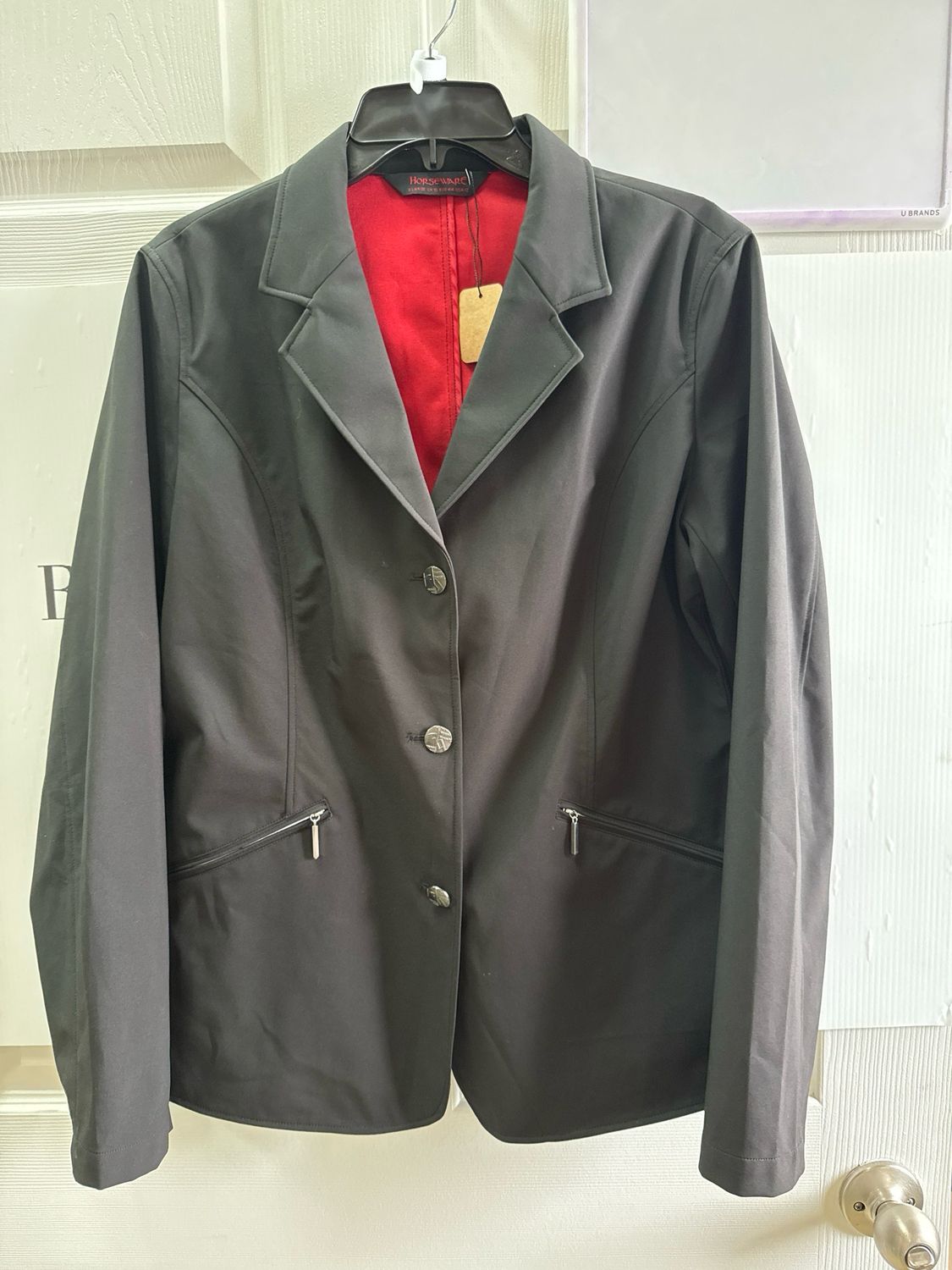 Horseware Black Competition Jacket Size XL/12