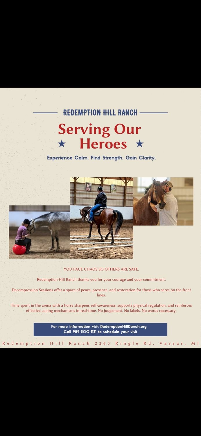 Redemption Hill Therapy Saddle program help