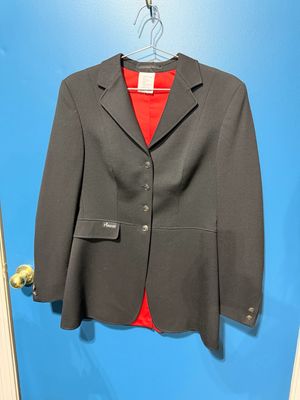 Women’s 12 Pikeur Black Wool Jacket