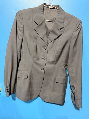 Women’s 12 Slim Grand Prix Black Plaid Jacket