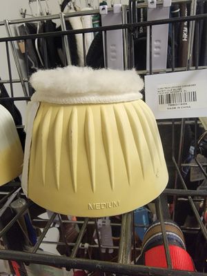 Medium white bell boots