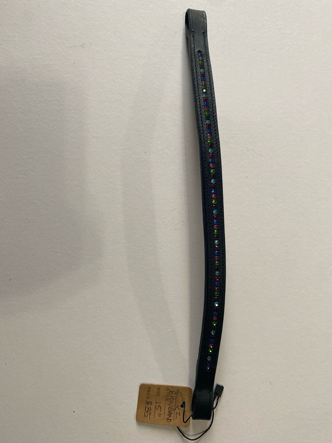 Multicolor Jeweled Brow Band 15”