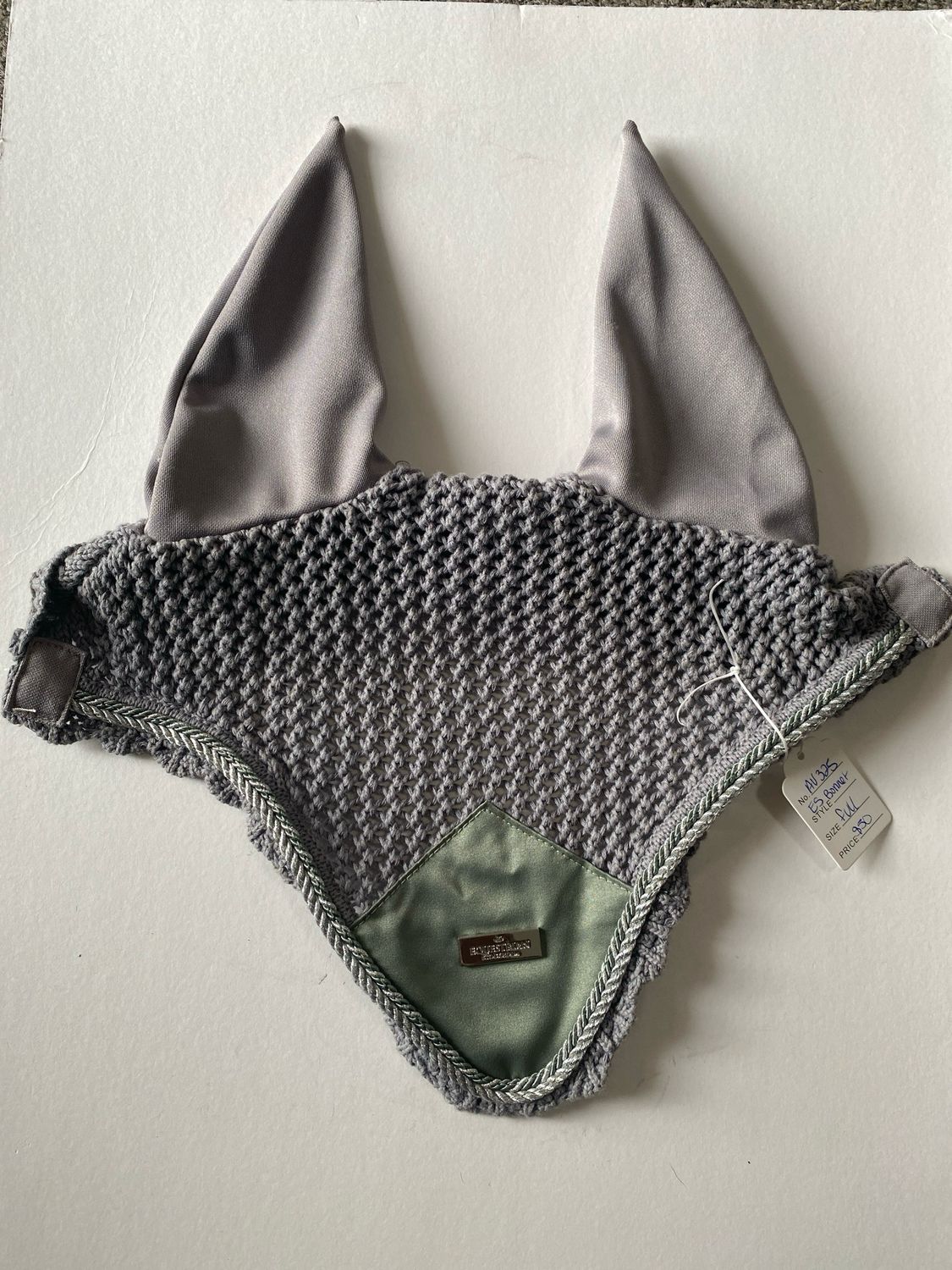 Stockholm Bonnet Grey &amp; Light Sage Green (Full)