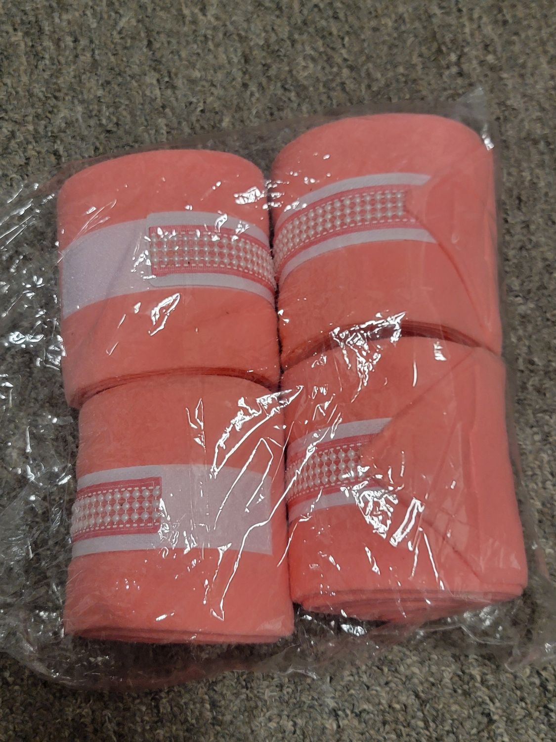 Coral pink set of 4