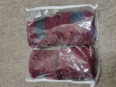 Burgundy polos set of 4