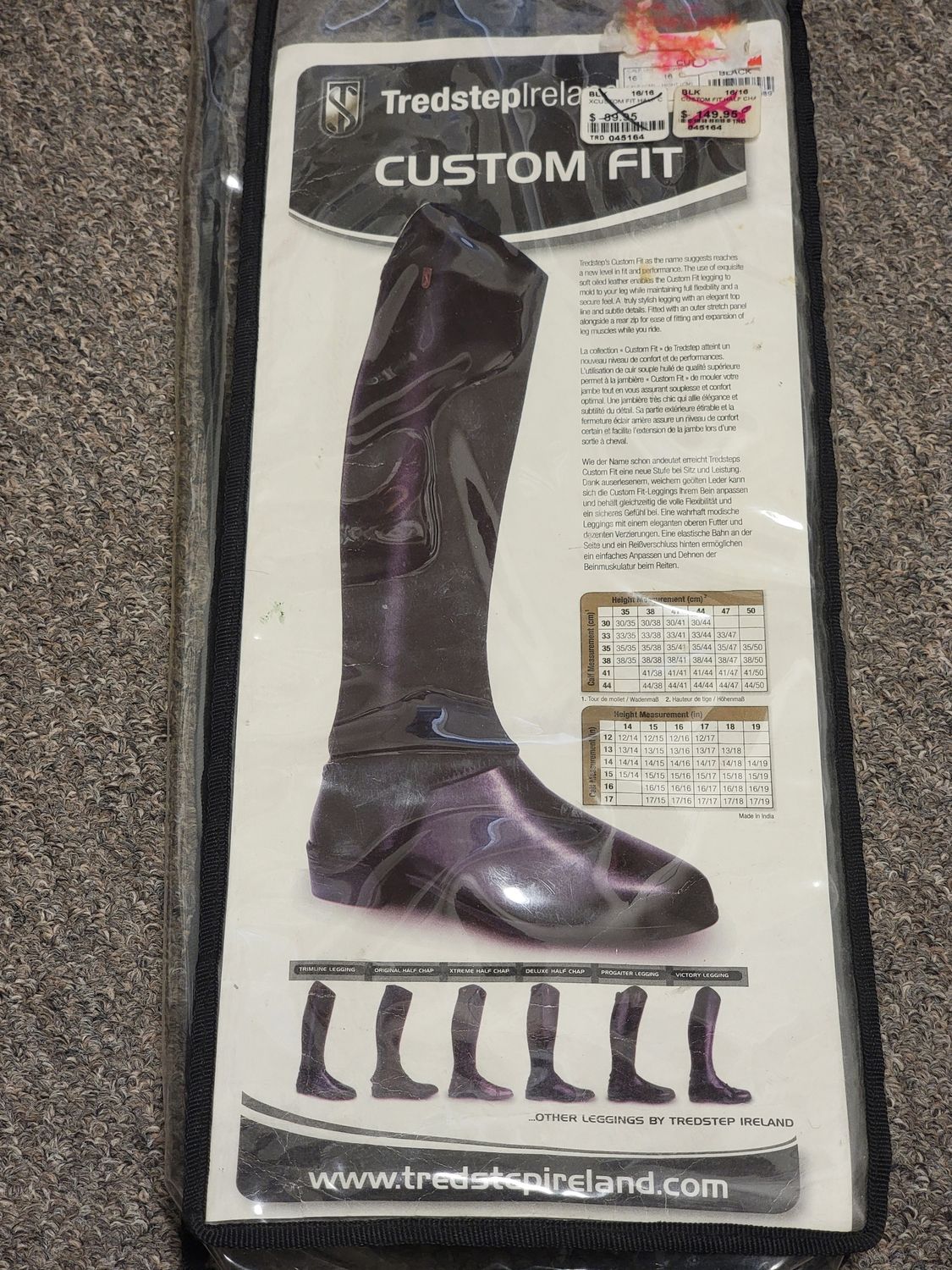 Tredstep Ireland Custom Fit half chaps