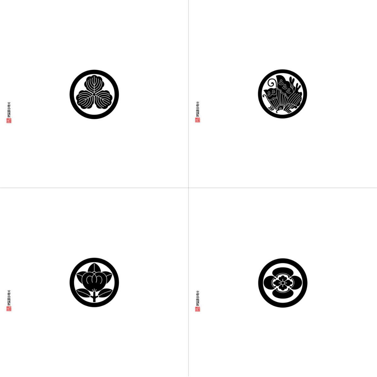 KAMON Japanese Family Crest Tenugui
