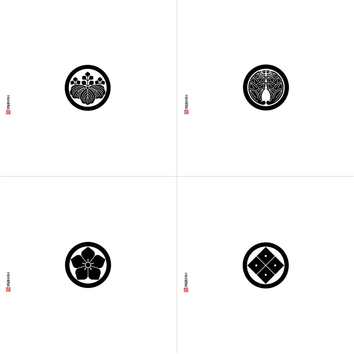KAMON Japanese Family Crest Tenugui