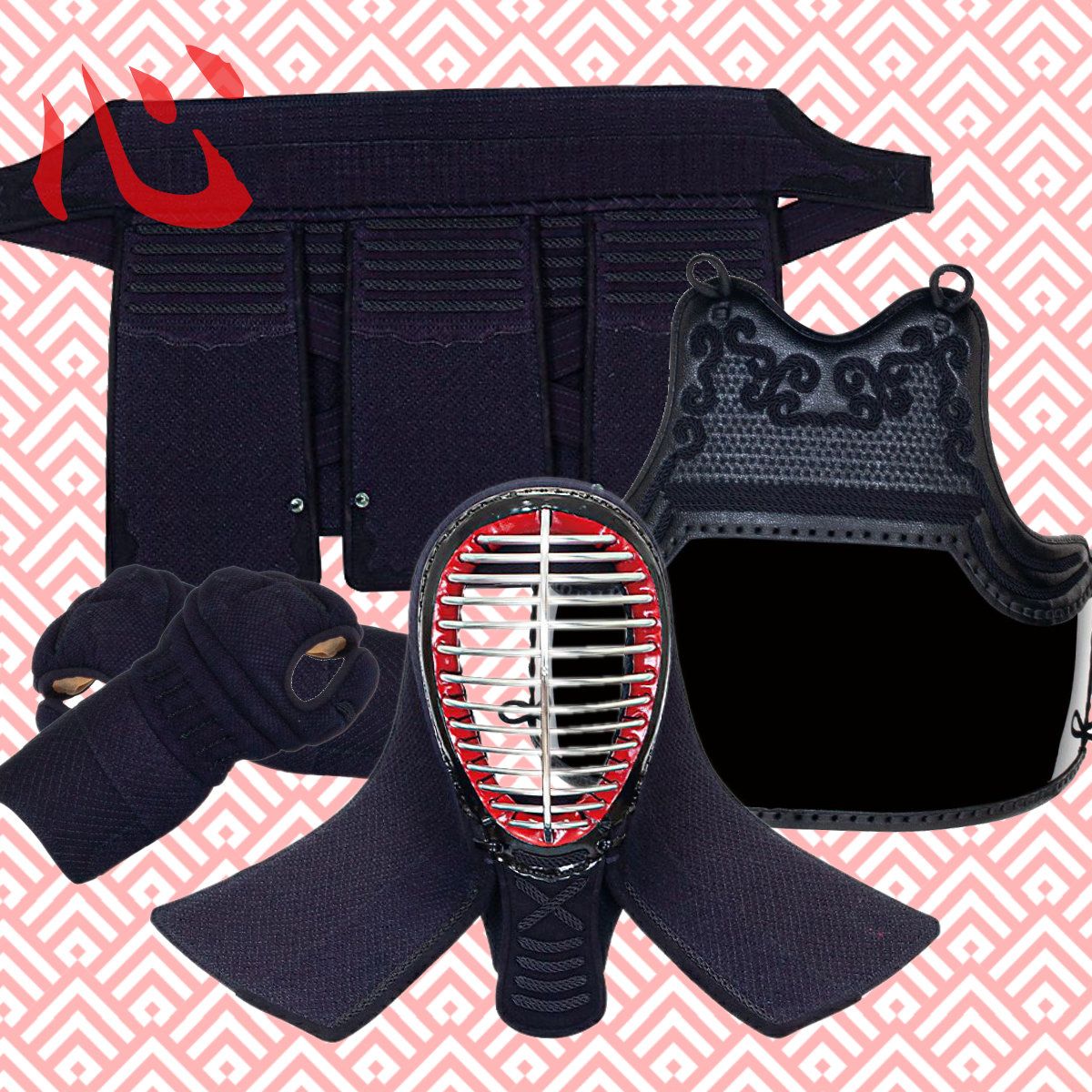 Elite MIGAKU 6mm cross stitched cotton Kendo Bogu
