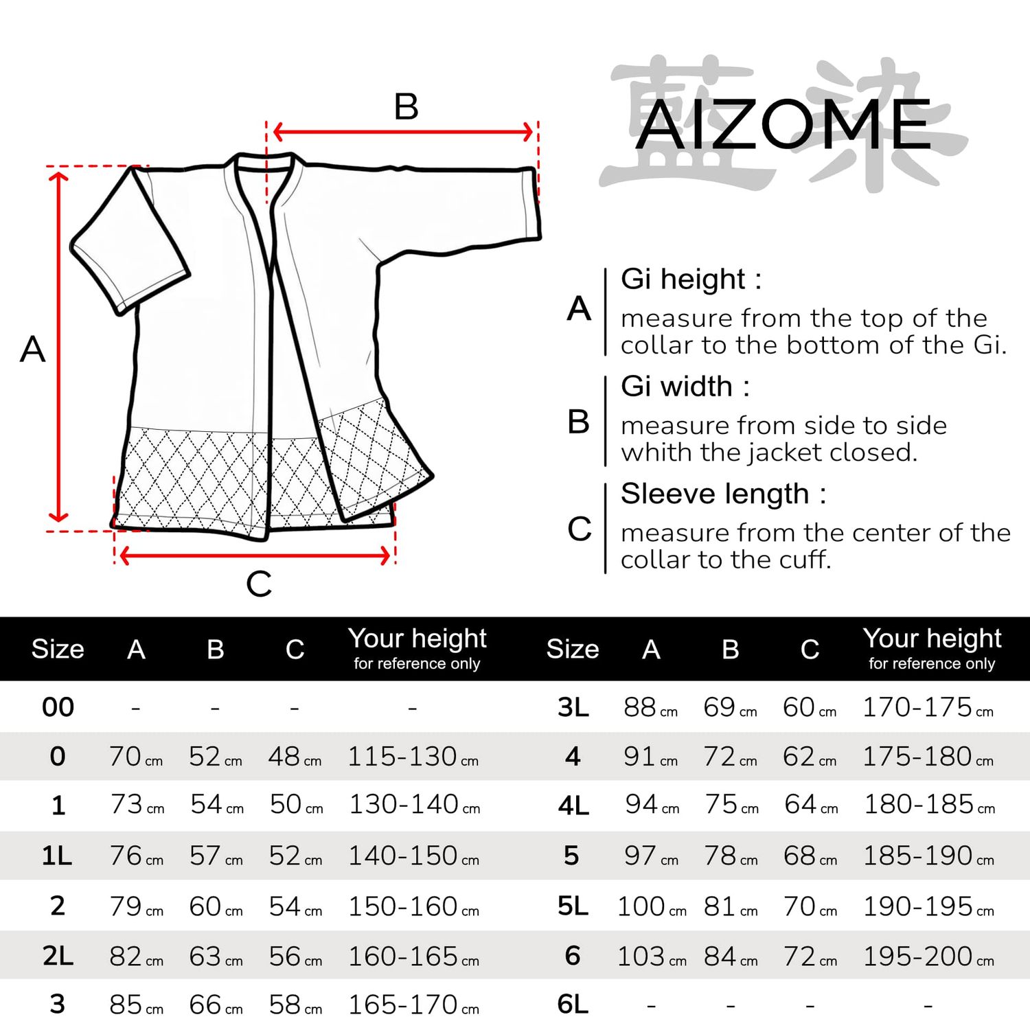 Tozando Premium AIZOME Double Layer Cotton Kendogi