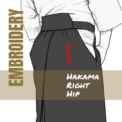 Hakama Embroidery - Right Hip