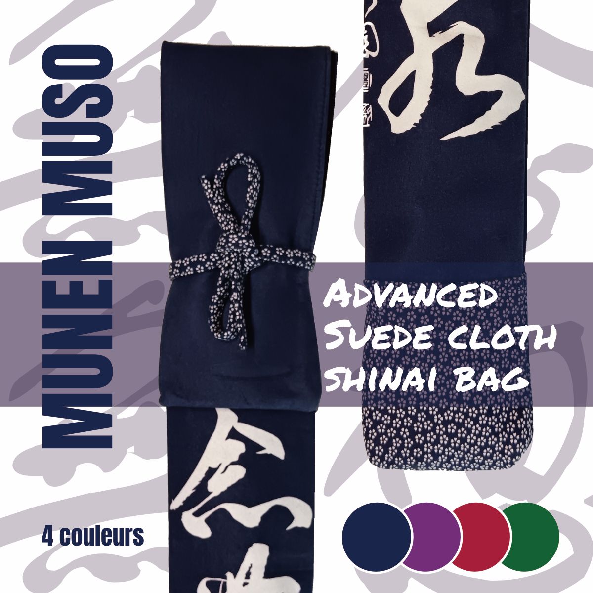 Advanced MUNEN MUSO Synthetic Suede Shinai Bag