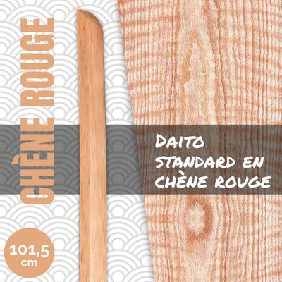 Standard red oak bokuto (Daito)