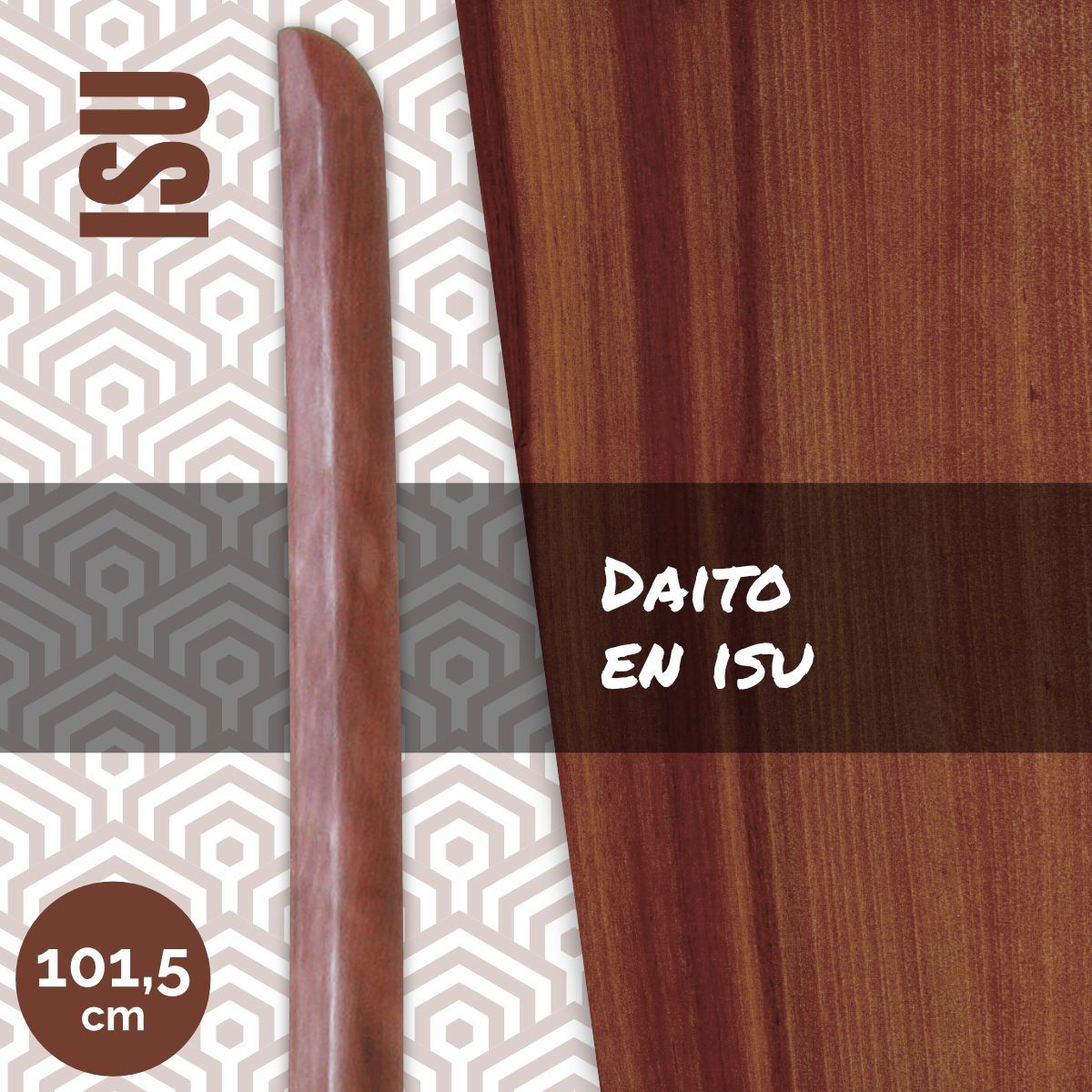 Premium Isu wood bokuto (Daito)