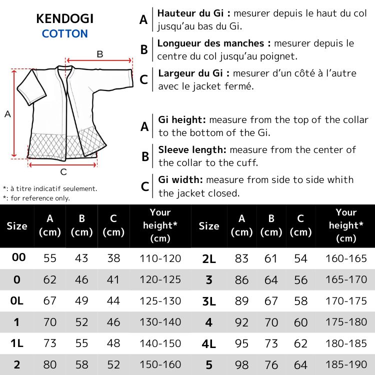 Veste de Kendo premium simple épaisseur en coton GŌ