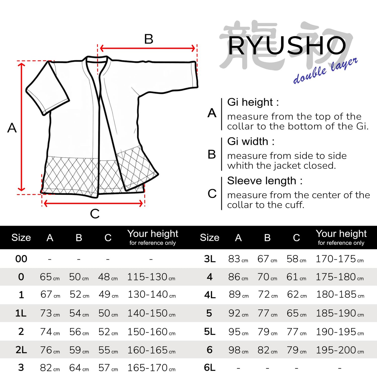 Kendogi double épaisseur en polyester Advanced RYUSHO