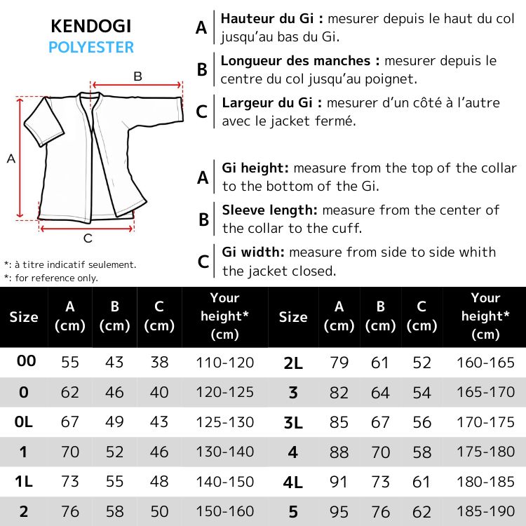 Veste de Kendo standard synthétique TANREN