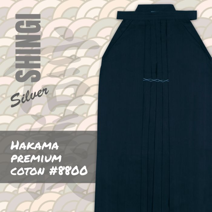 Hakama de Kendo premium en coton SHINGI (#8800)