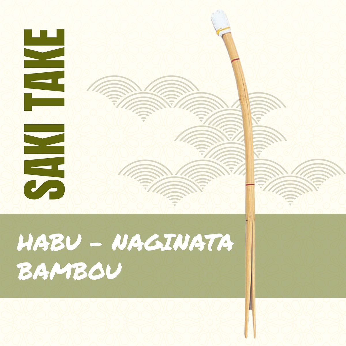 Naginata Saki-take – Bamboo Blade Section