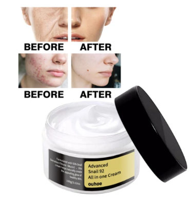 Anti-wrinkle Snail Mucin Essence Face Cream Repairing Lift Firm Anti-aging Fade Fine Lines Acne Treatment Brightening Skin Care