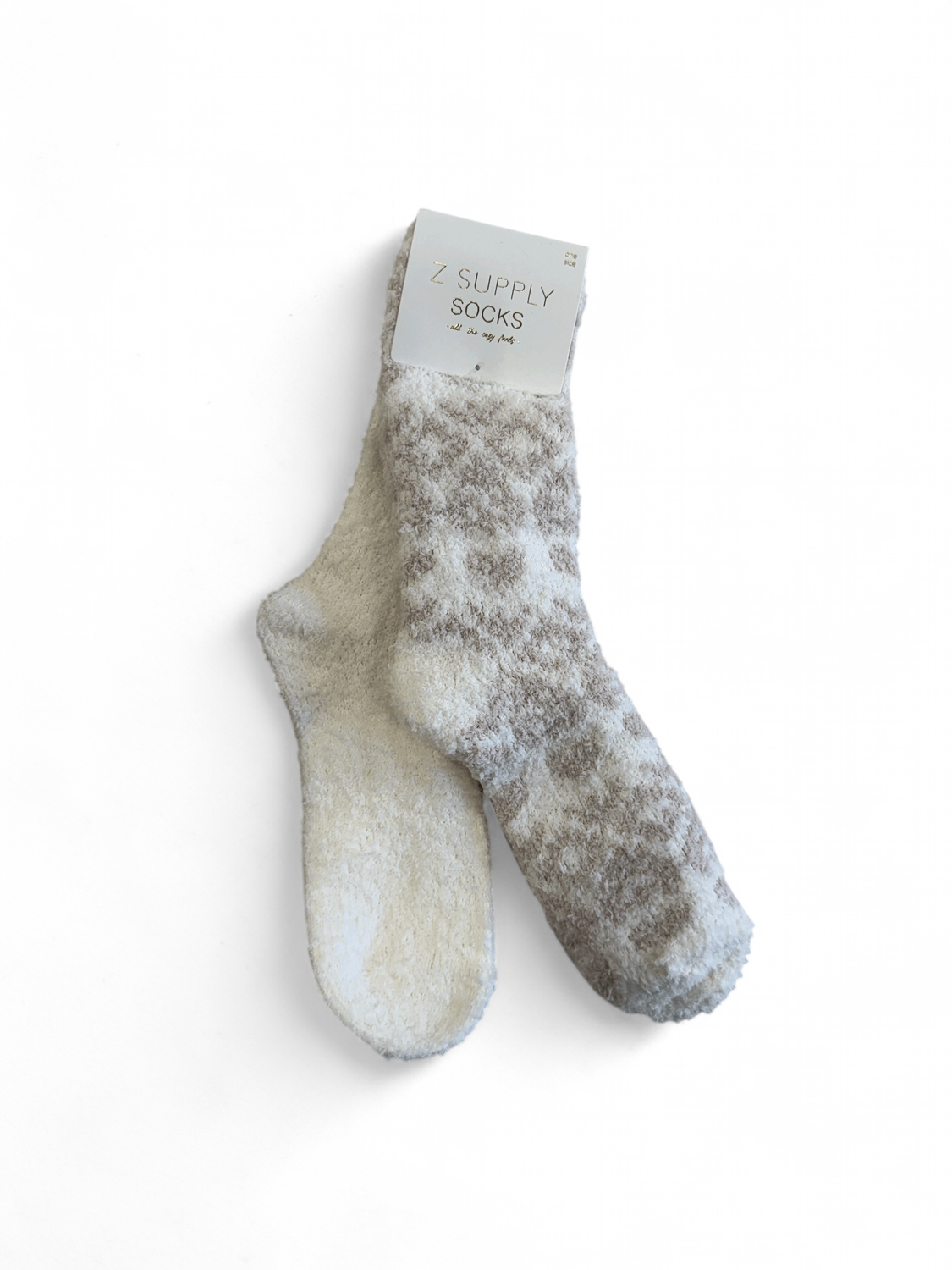 Z SUPPLY HEART SOCKS PINK/CREAM 