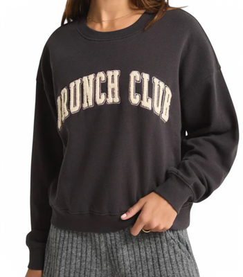 Z SUPPLY BRUNCH CLUB SWEATSHIRT -XX