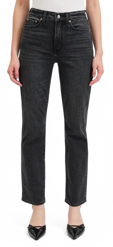 DAZE SMARTY PANTS HIGH RISE SLIM STRAIGHT LAST NIGHT