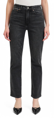 DAZE SMARTY PANTS HIGH RISE SLIM STRAIGHT LAST NIGHT