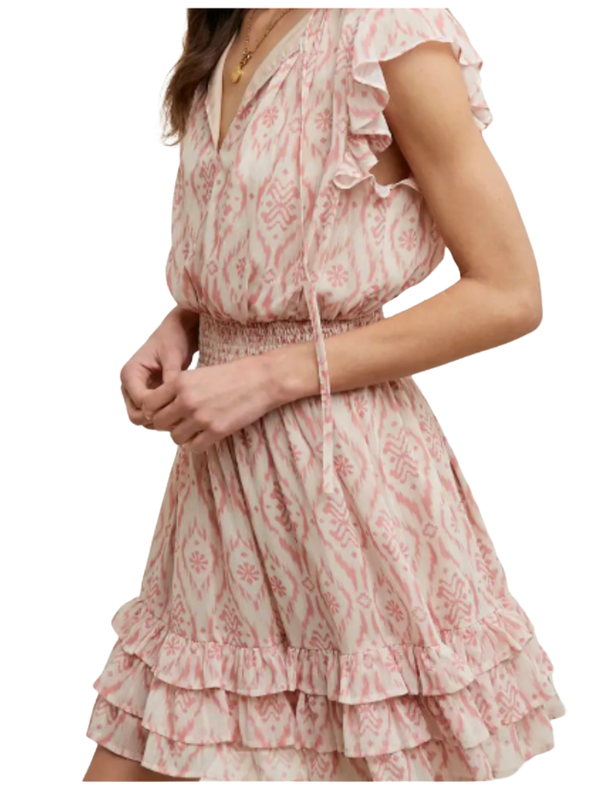 WISHLIST ABSTRACT PRINT DRESS