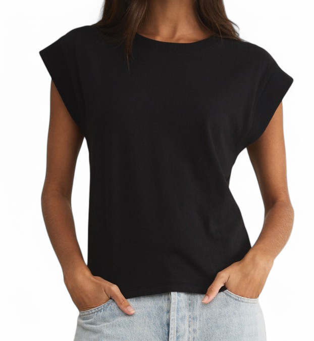 Z SUPPLY CAMINO TOP BLACK