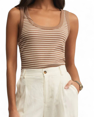 Z SUPPLY ELIN STRIPE RIB TANK