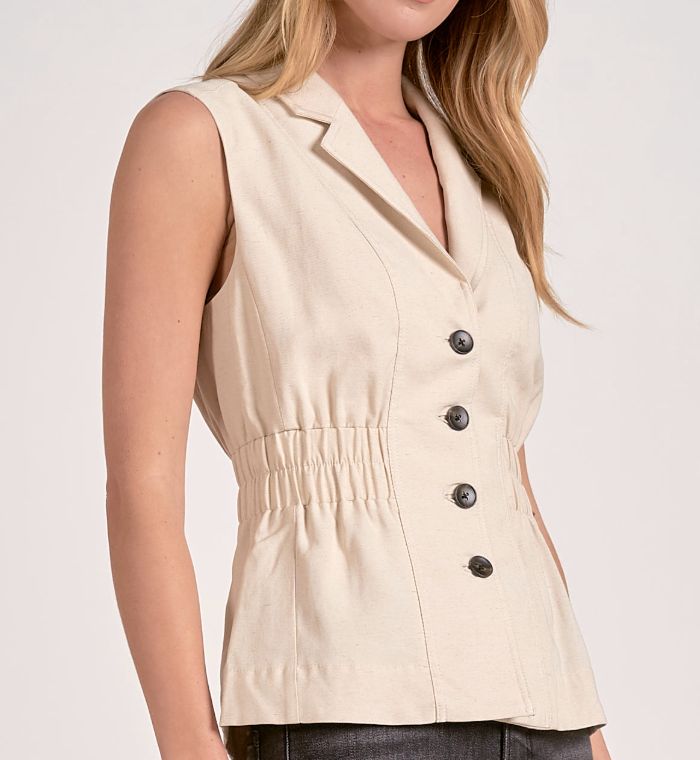 ELAN CINCHED WAIST VEST  -XX
